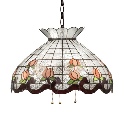 Meyda Tiffany Roseborder 232769 Chandelier Light - Mahogany Bronze