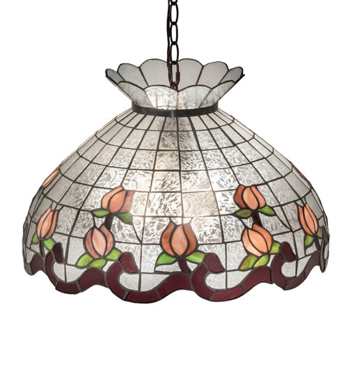 Meyda Tiffany Roseborder 232771 Chandelier Light - Mahogany Bronze