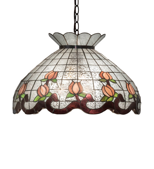 Meyda Tiffany Roseborder 232771 Chandelier Light - Mahogany Bronze