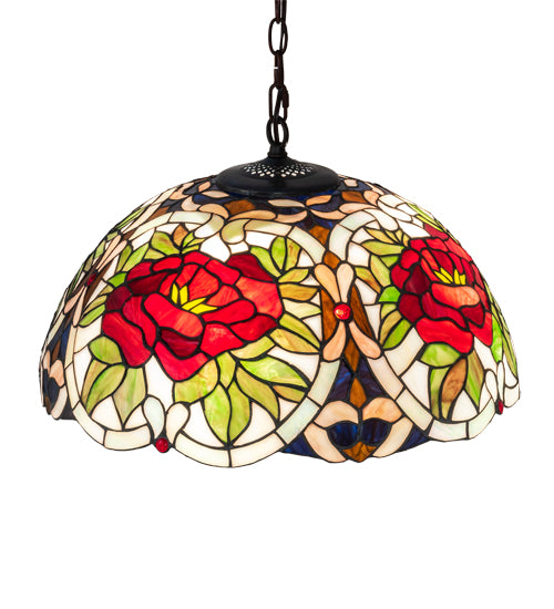 Meyda Tiffany Renaissance Rose 232774 Chandelier Light - Mahogany Bronze