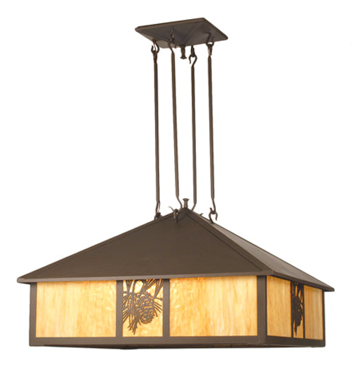 Meyda Tiffany Winter Pine 23294 Pendant Light - Timeless Bronze
