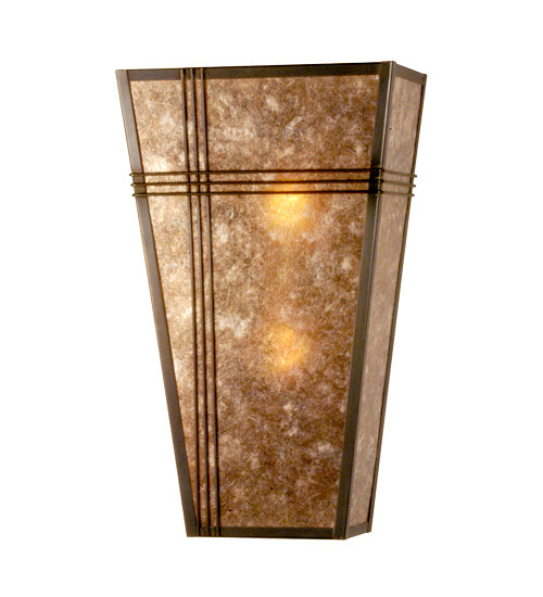 Melissa Triangulator 23304 Wall Light - Craftsman Brown