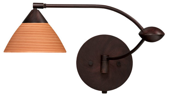 Besa Lighting 1WU-1743CH-BR Modern Domi Lamp Bronze