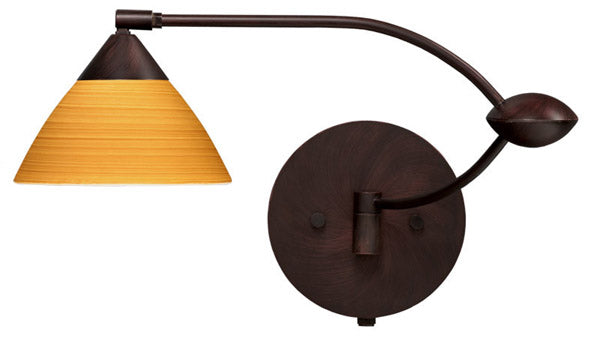 Besa Lighting 1WU-1743OK-BR Modern Domi Lamp Bronze