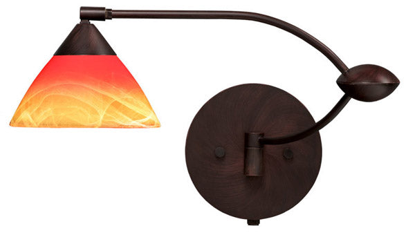 Besa Lighting 1WU-1743SL-BR Modern Domi Lamp Bronze