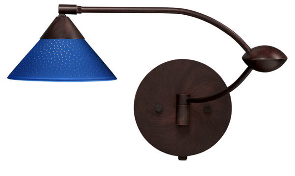 Besa Lighting 1WU-282484-BR Modern Kona Lamp Bronze
