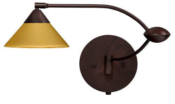 Besa Lighting 1WU-282490-BR Modern Kona Lamp Bronze