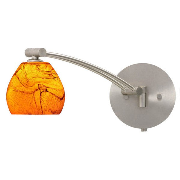 Besa Tay Tay 1WW-5605HB-SN Wall Sconce Light - Satin Nickel