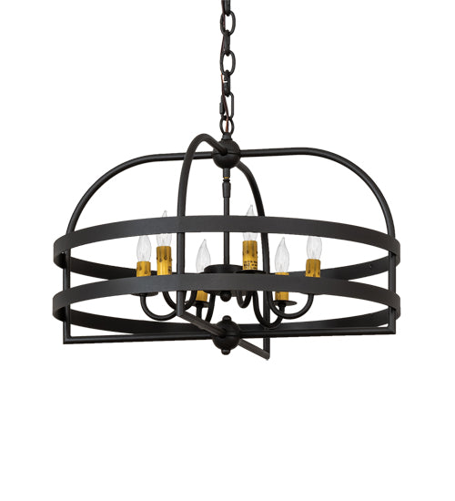 Meyda Tiffany Aldari 233402 Chandelier Light - Wrought Iron