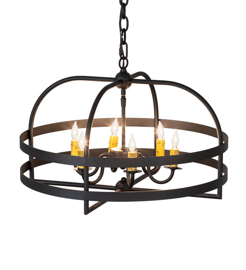 Meyda Tiffany Aldari 233402 Chandelier Light - Wrought Iron