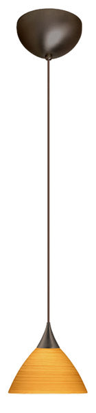 Besa Domi 1XC-1743OK-BR Pendant Light - Bronze