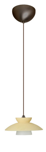 Besa Trilo 1XC-271897-BR Pendant Light - Bronze