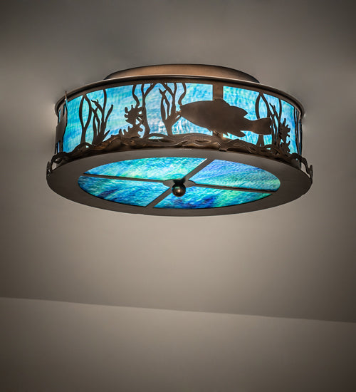 Meyda Tiffany Bass And Pike 233509 Ceiling Light - Antique Copper