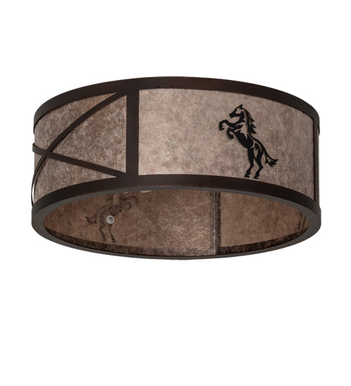 Meyda Tiffany Black Stallion 233537 Ceiling Light - Mahogany Bronze