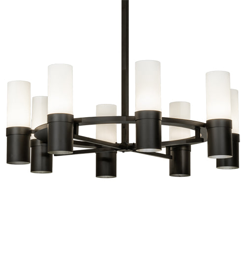 Meyda Tiffany Farmington 233588 Chandelier Light - Oil Rubbed Bronze
