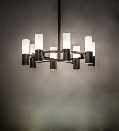 Meyda Tiffany Farmington 233588 Chandelier Light - Oil Rubbed Bronze