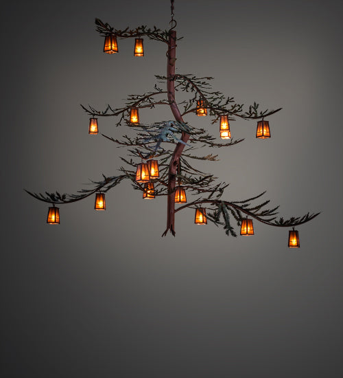 Meyda Tiffany Pine Branch 233599 Chandelier Light - Rust