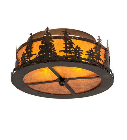 Meyda Tiffany Tall Pines 233628 Ceiling Light - Antique Copper,Burnished