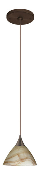 Besa Domi 1XP-174383-BR Pendant Light - Bronze