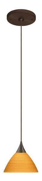 Besa Domi 1XP-1743OK-BR Pendant Light - Bronze