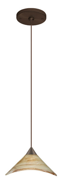 Besa Hoppi 1XP-191383-BR Pendant Light - Bronze
