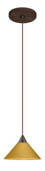 Besa Kona 1XP-282490-BR Pendant Light - Bronze