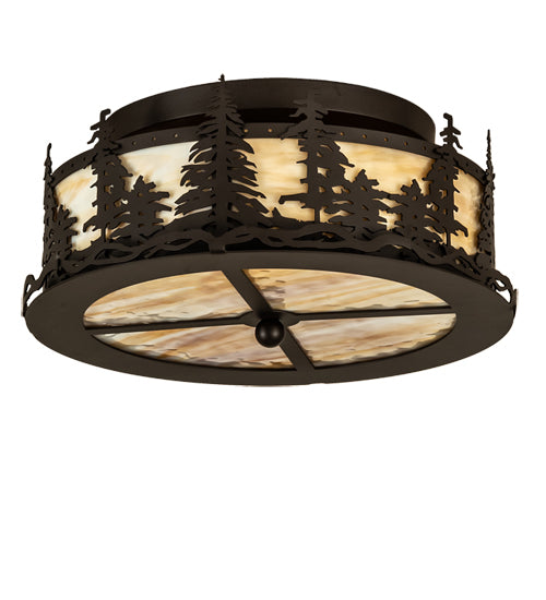 Meyda Tiffany Tall Pines 233881 Ceiling Light - Oil Rubbed Bronze