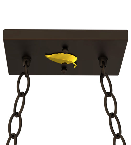 Meyda Tiffany Deer At Lake 233927 Pendant Light - Oil Rubbed Bronze