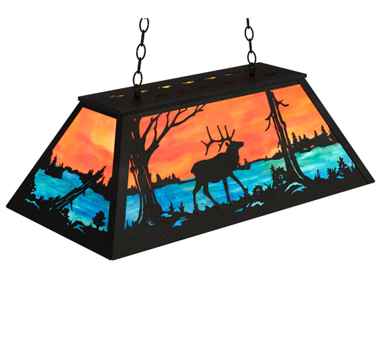 Meyda Tiffany Elk At Lake 234142 Pendant Light -