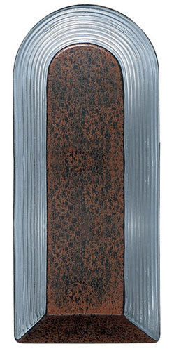 Besa Lighting 243398 Modern Costaluz Series Outdoor Rust/Clear