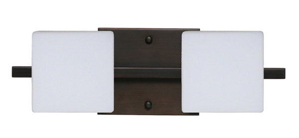 Besa Alex 2WS-773507-BR Bath Vanity Light 15 in. wide - Bronze