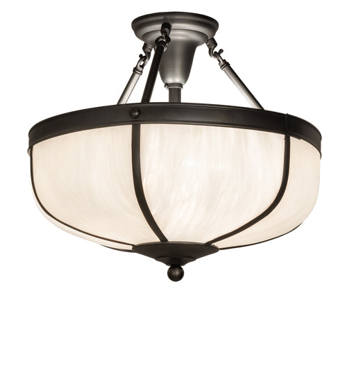 Meyda Tiffany Arts & Crafts 234504 Ceiling Light - Craftsman Brown