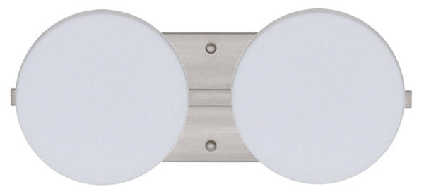 Besa Ciro 2WS-773807-SN Bath Vanity Light 15 in. wide - Satin Nickel