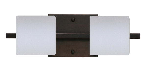 Besa Paolo 2WS-787307-BR Bath Vanity Light 15 in. wide - Bronze