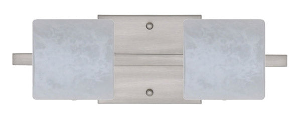 Besa Paolo 2WS-787319-SN Bath Vanity Light 15 in. wide - Satin Nickel