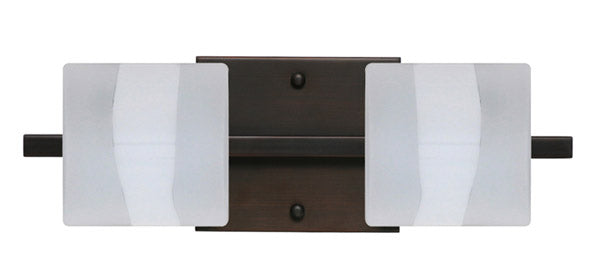 Besa Paolo 2WS-787399-BR Bath Vanity Light 15 in. wide - Bronze