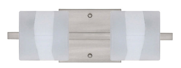 Besa Paolo 2WS-787399-SN Bath Vanity Light 15 in. wide - Satin Nickel