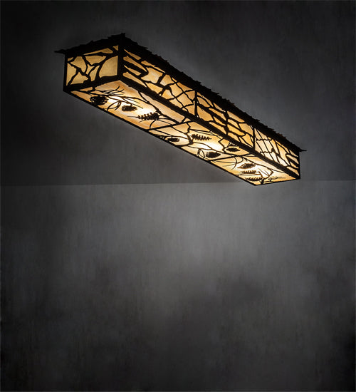 Meyda Tiffany Whispering Pines 234976 Ceiling Light - Rust,Cafe-Noir