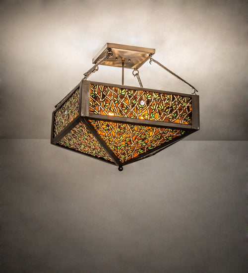 Meyda Tiffany Bamboo 235973 Ceiling Light - Antique Copper