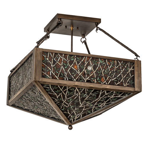 Meyda Tiffany Bamboo 235973 Ceiling Light - Antique Copper