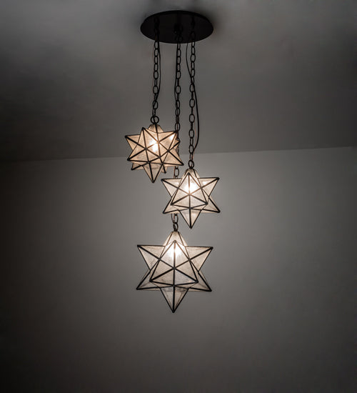 Meyda Tiffany Moravian Star 236061 Pendant Light - Timeless Bronze