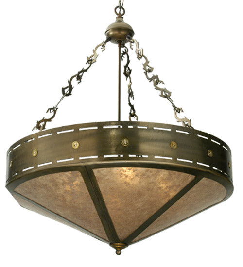Meyda Tiffany Craftsman 23633 Pendant Light - Timeless Bronze