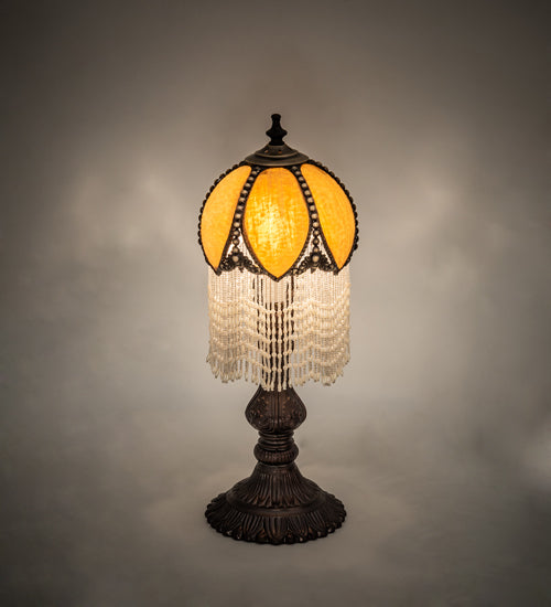 Meyda Tiffany Lighting 236387 Alicia One Light Table Lamp Lamp Bronze / Dark
