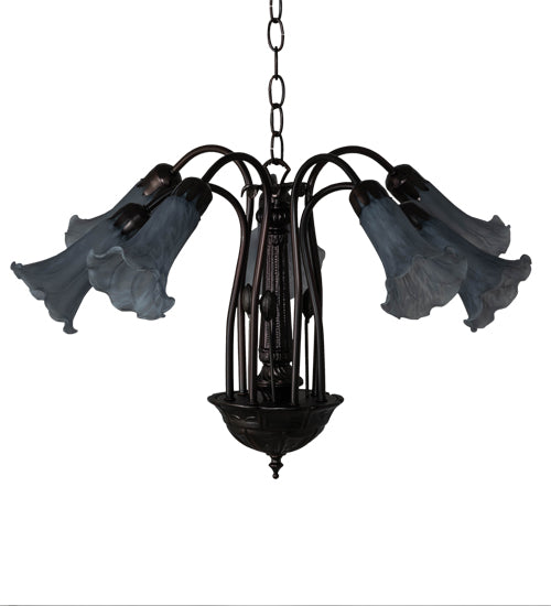 Meyda Tiffany Tiffany Pond Lily 236535 Chandelier Light - Mahogany Bronze