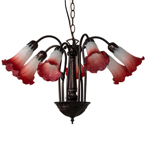 Meyda Tiffany Tiffany Pond Lily 236536 Chandelier Light - Mahogany Bronze