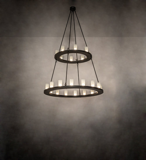 Meyda Tiffany Loxley 237115 Chandelier Light - Oil Rubbed Bronze