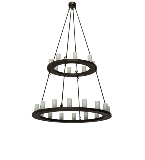 Meyda Tiffany Loxley 237115 Chandelier Light - Oil Rubbed Bronze