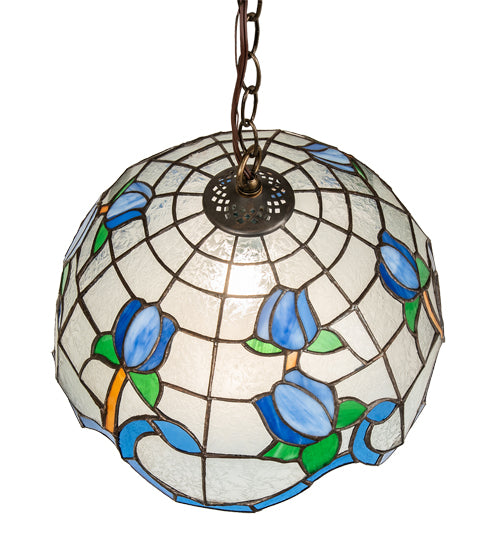 Meyda Tiffany Roseborder 237174 Pendant Light - Antique Brass