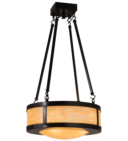 Meyda Tiffany Pomona 23787 Ceiling Light - Craftsman Brown