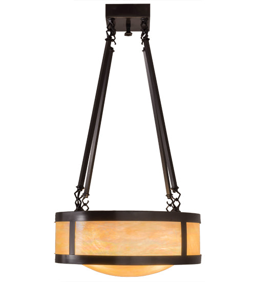 Meyda Tiffany Pomona 23787 Ceiling Light - Craftsman Brown